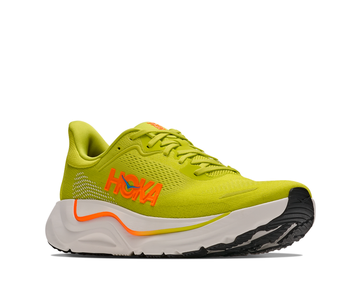Hoka Mens Arahi 9 Wide - 2E Width - Hoka Citrus/Neon Tangerine - Stability - AW26