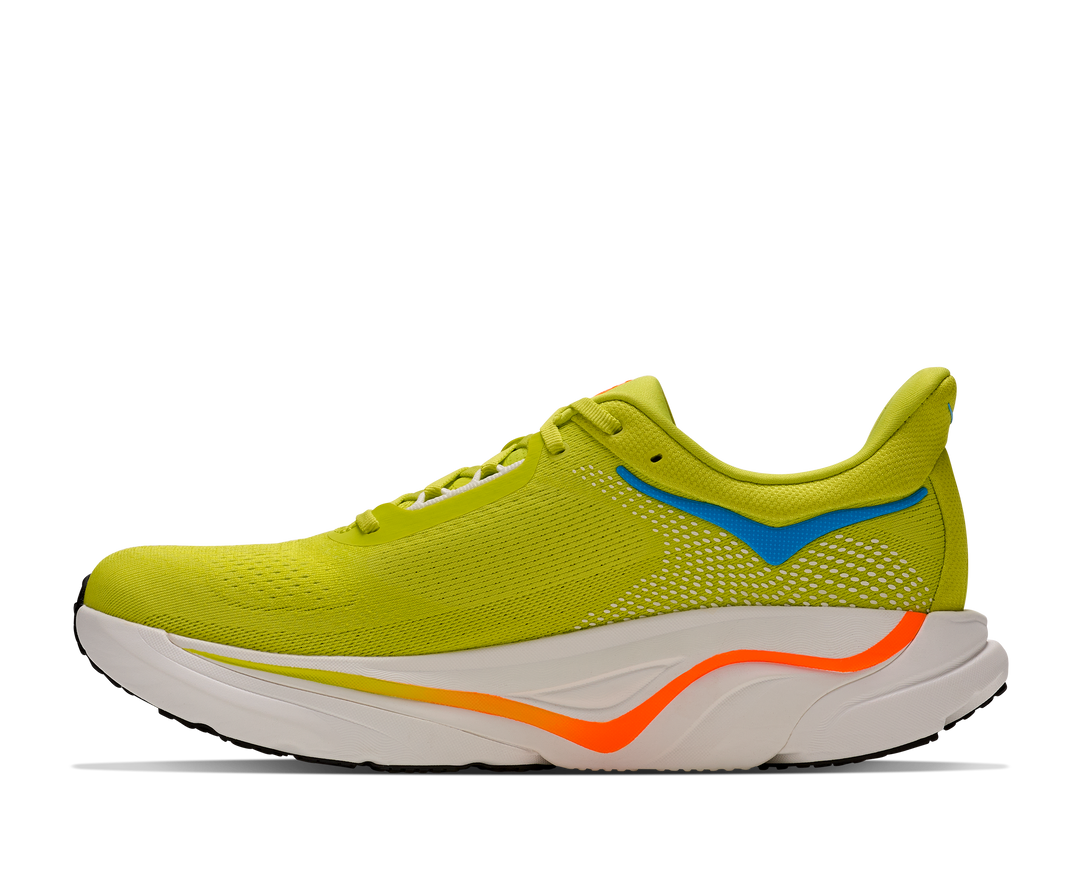 Hoka Mens Arahi 9 Wide - 2E Width - Hoka Citrus/Neon Tangerine - Stability - AW26