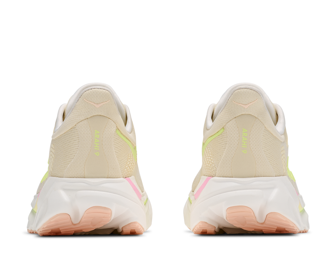 Hoka Womens Arahi 9 - Vintage Yellow/Alabaster - Stability - AW26