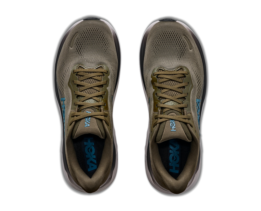 Hoka Mens Clifton 11 - Antique Olive/River Rock Grey - Neutral - AW26