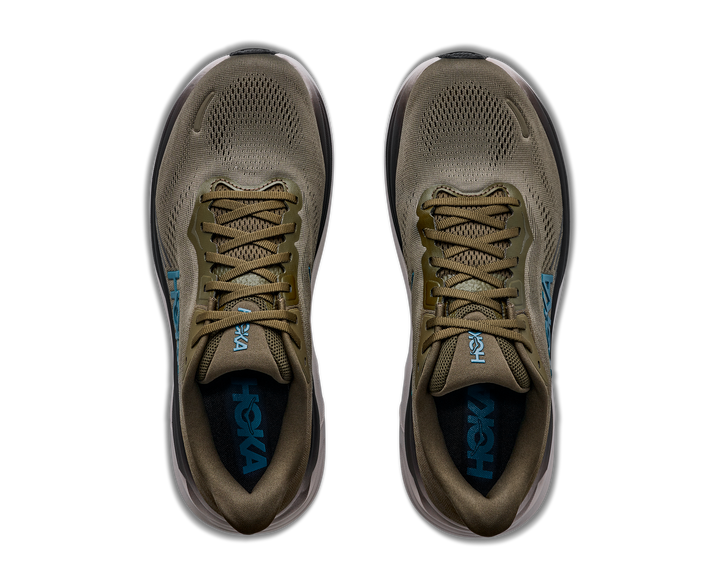 Hoka Mens Clifton 11 - Antique Olive/River Rock Grey - Neutral - AW26