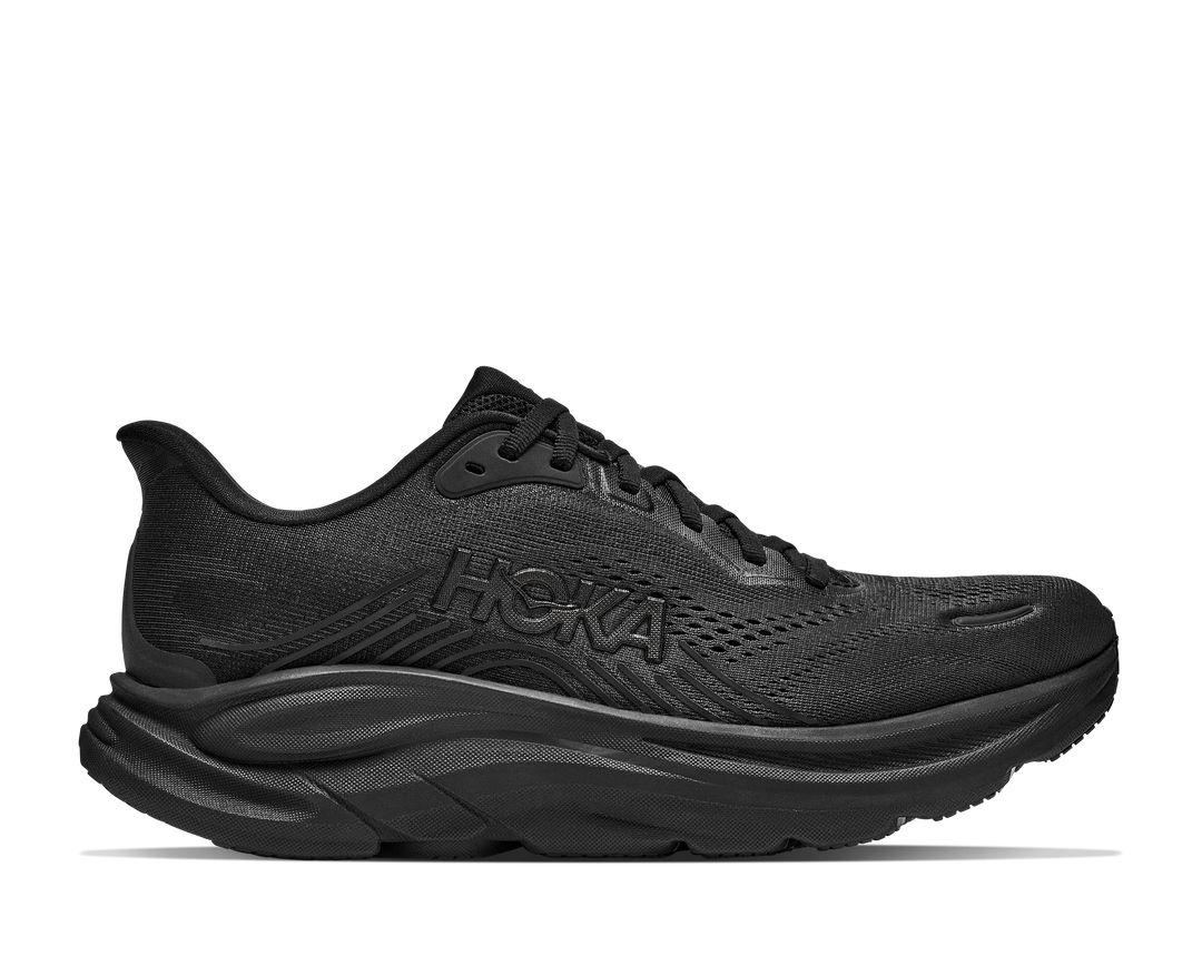 Hoka Mens Clifton 11 - Black/Black - Neutral - AW26