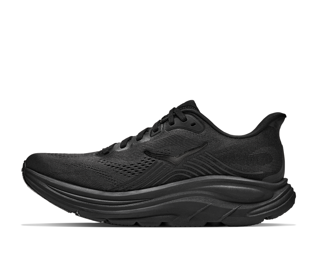 Hoka Mens Clifton 11 - Black/Black - Neutral - AW26