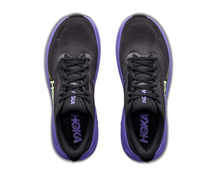 Hoka Mens Clifton 11 - Black/Neon Yuzu - Neutral - AW26