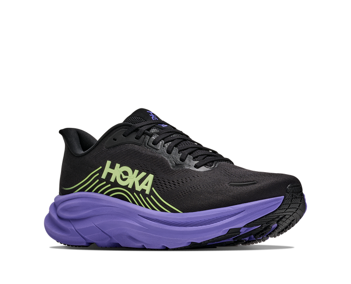 Hoka Mens Clifton 11 - Black/Neon Yuzu - Neutral - AW26