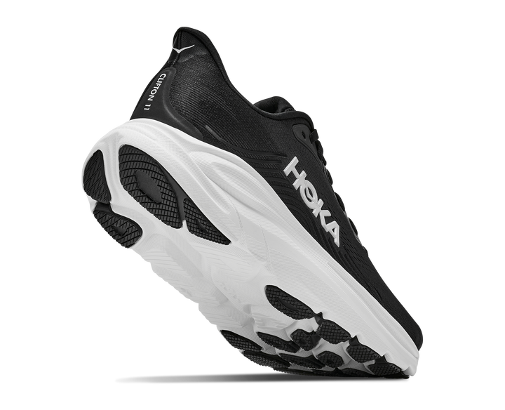 Hoka Mens Clifton 11 - Black/White - Neutral - AW26