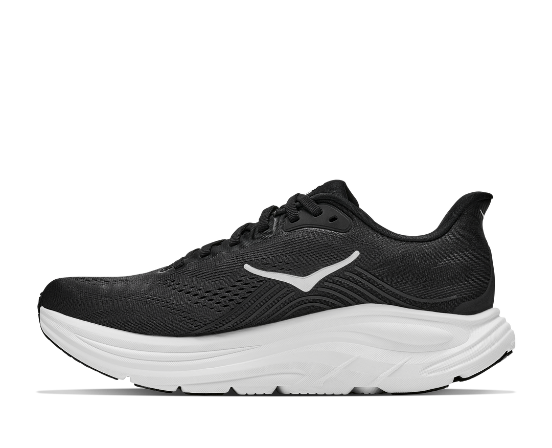 Hoka Mens Clifton 11 - Black/White - Neutral - AW26