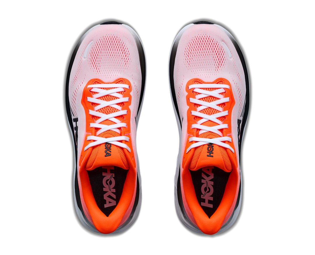 Hoka Mens Clifton 11 - Neon Tangerine/Frost - Neutral - AW26