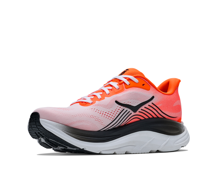 Hoka Mens Clifton 11 - Neon Tangerine/Frost - Neutral - AW26