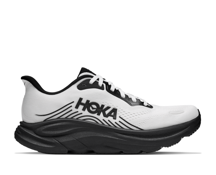 Hoka Mens Clifton 11 - White/Black - Neutral - AW26