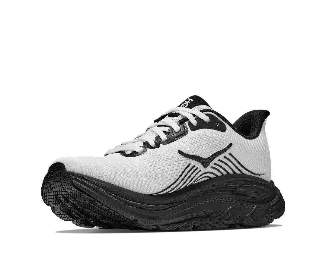 Hoka Mens Clifton 11 - White/Black - Neutral - AW26