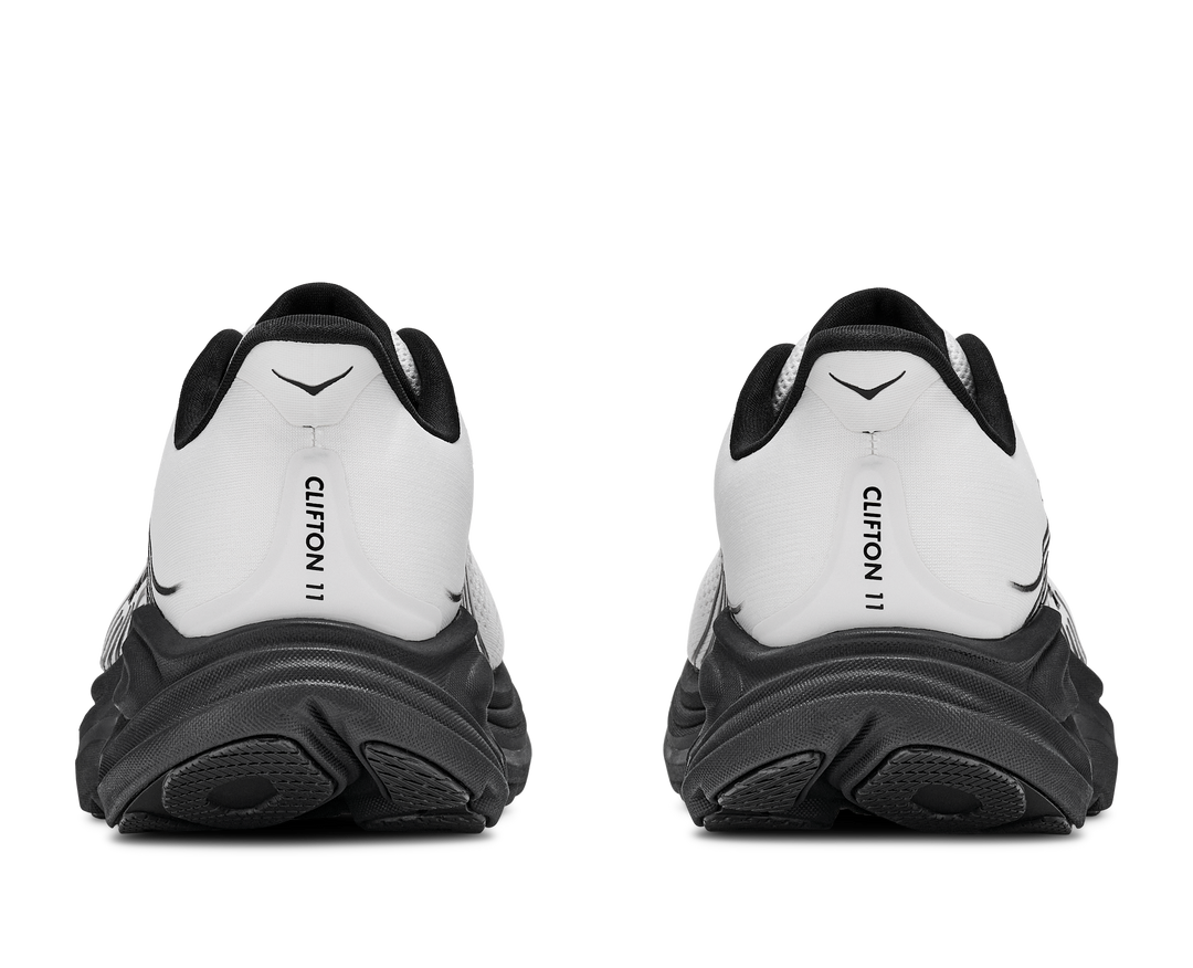 Hoka Mens Clifton 11 - White/Black - Neutral - AW26