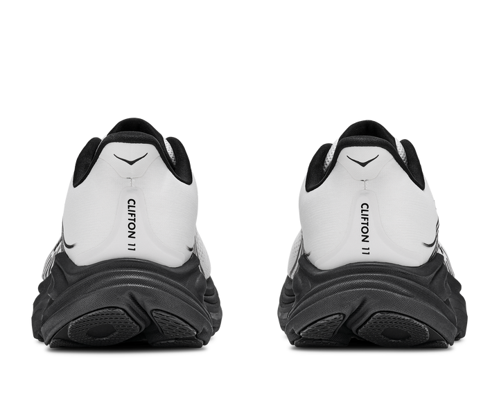 Hoka Mens Clifton 11 - White/Black - Neutral - AW26