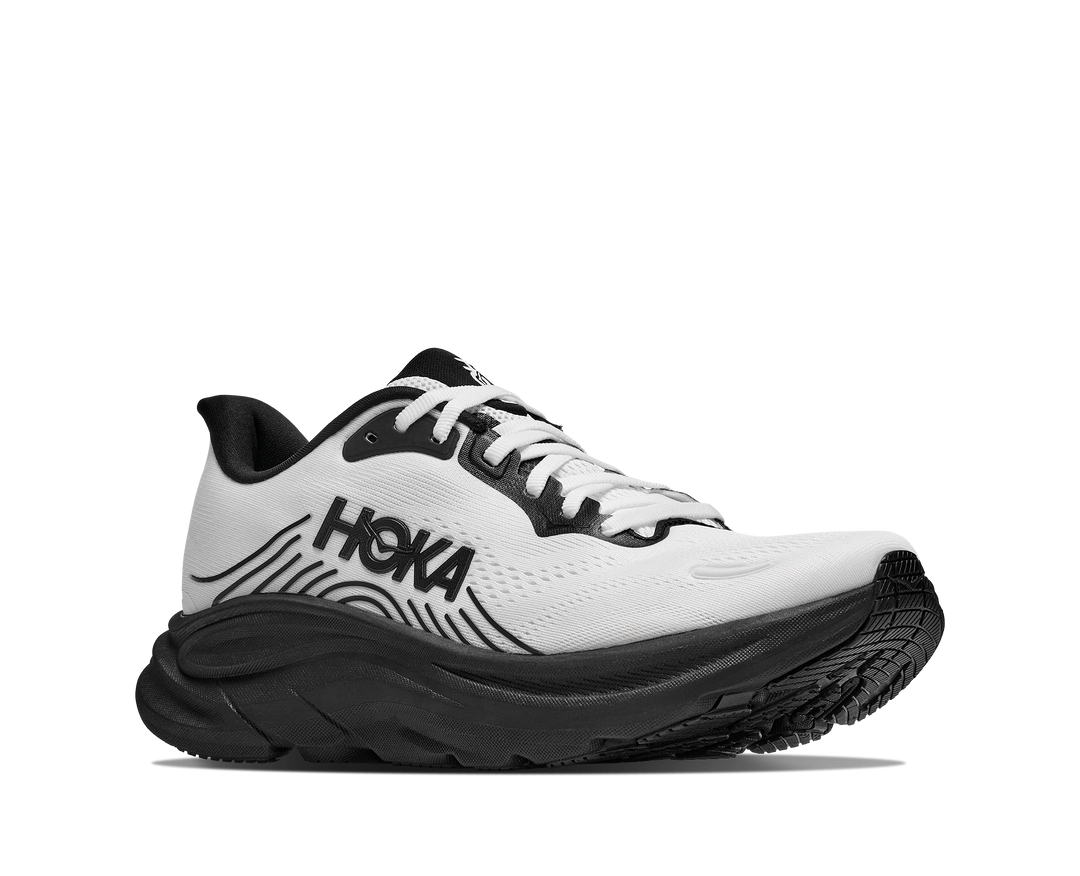 Hoka Mens Clifton 11 - White/Black - Neutral - AW26