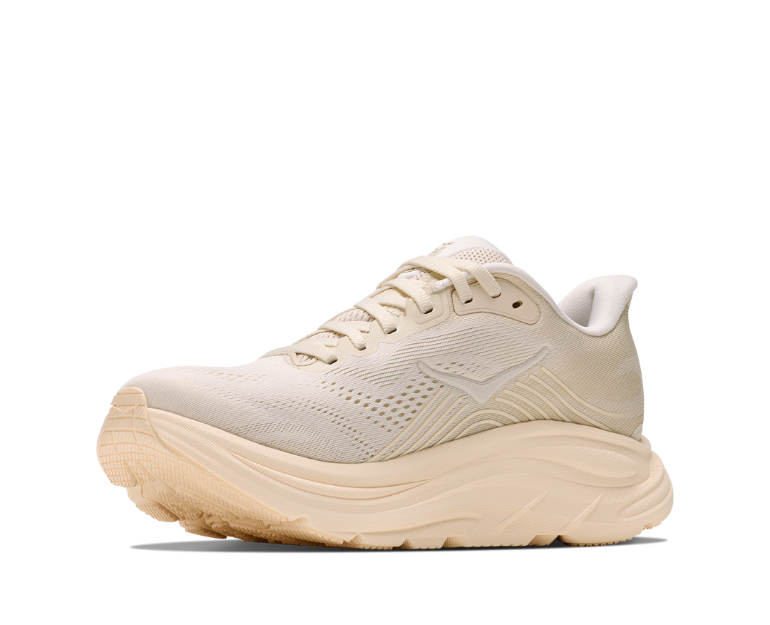 Hoka Womens Clifton 11 - Alabaster/Oat Milk - Neutral - AW26
