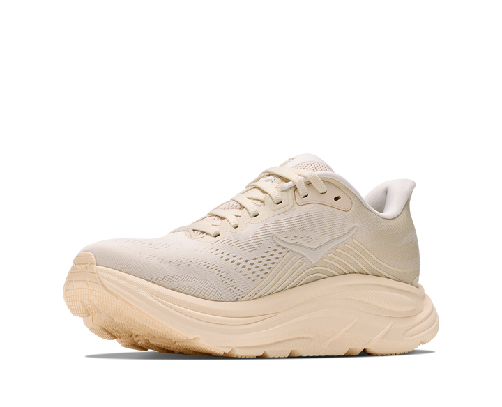Hoka Womens Clifton 11 - Alabaster/Oat Milk - Neutral - AW26