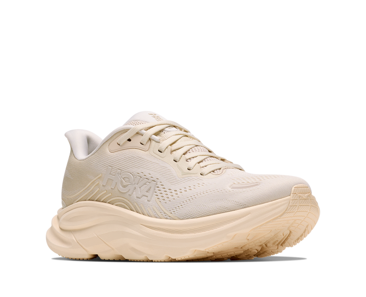 Hoka Womens Clifton 11 - Alabaster/Oat Milk - Neutral - AW26