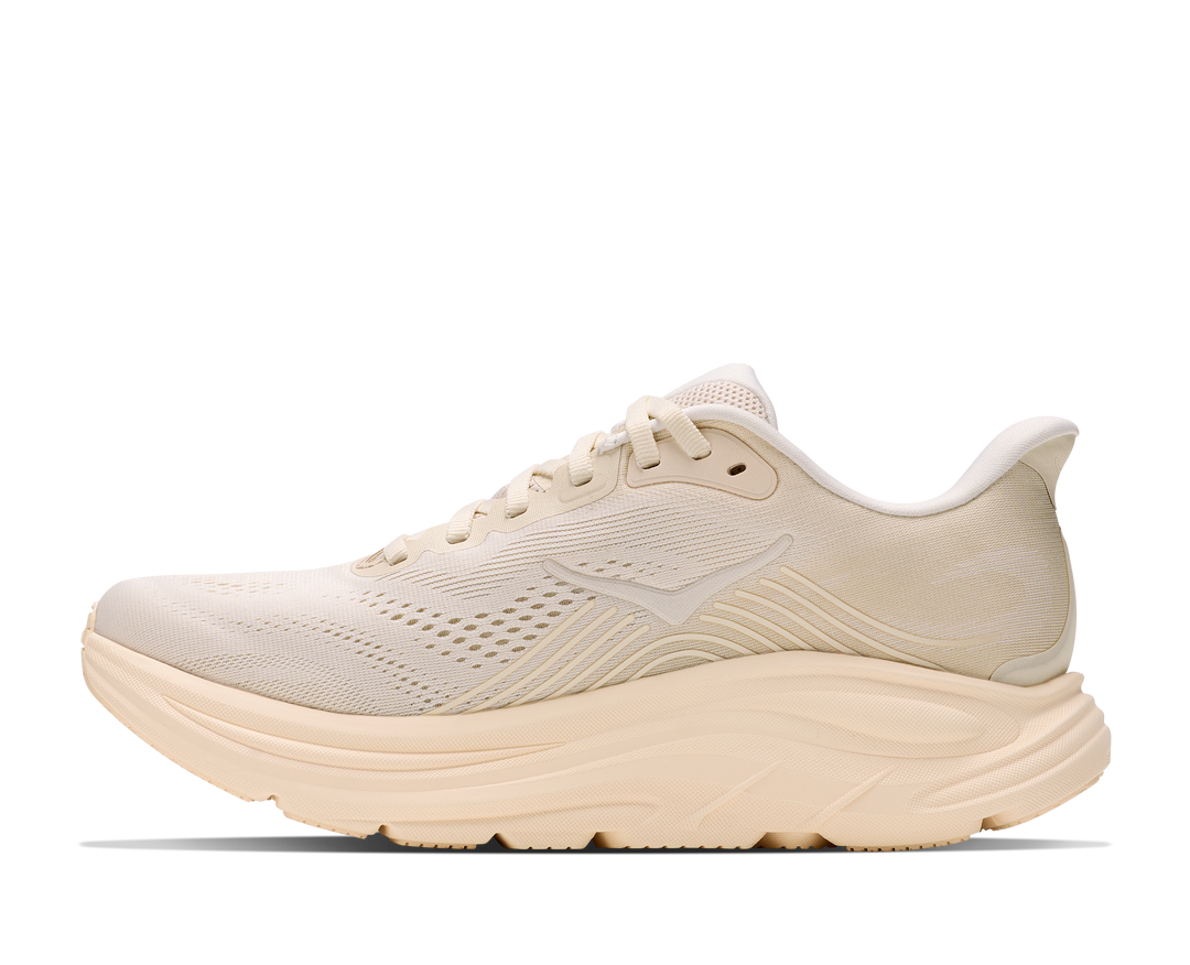 Hoka Womens Clifton 11 - Alabaster/Oat Milk - Neutral - AW26