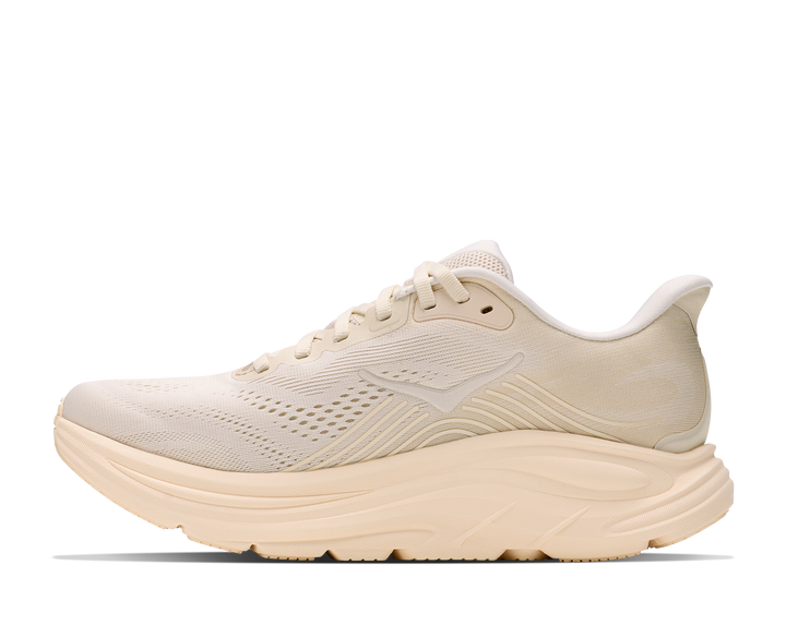 Hoka Womens Clifton 11 - Alabaster/Oat Milk - Neutral - AW26