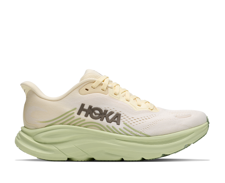 Hoka Womens Clifton 11 - Alabaster/Morning Dew - Neutral - AW26