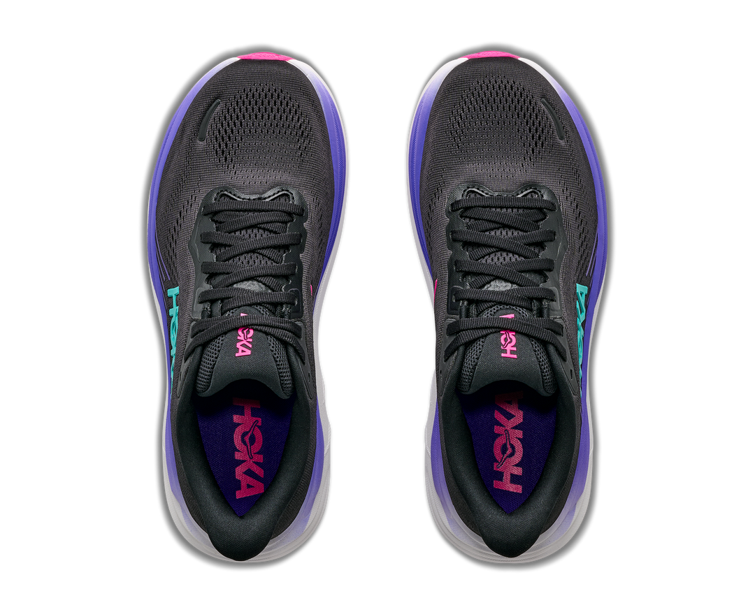 Hoka Womens Clifton 11 - Black/Neon Nebula - Neutral - AW26