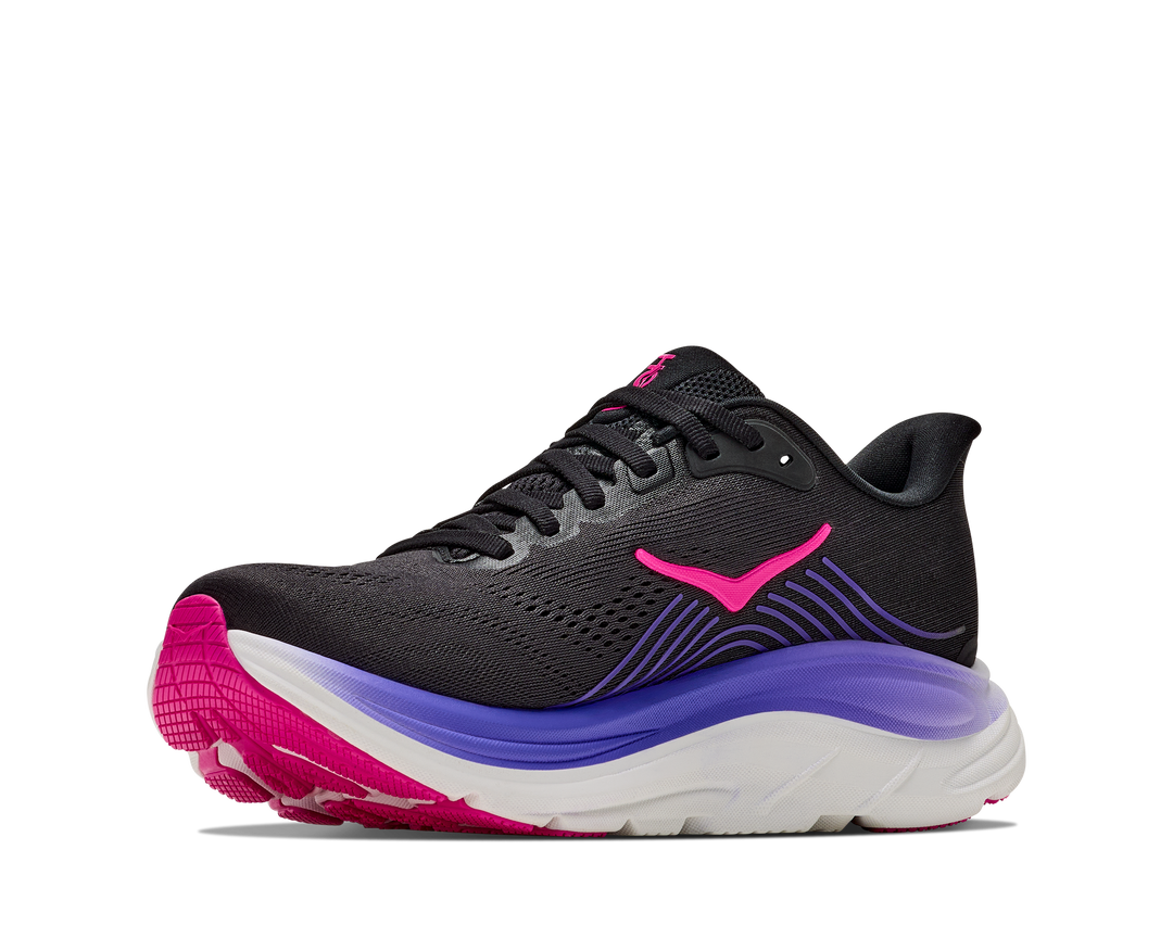 Hoka Womens Clifton 11 - Black/Neon Nebula - Neutral - AW26