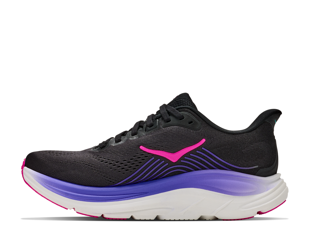 Hoka Womens Clifton 11 - Black/Neon Nebula - Neutral - AW26