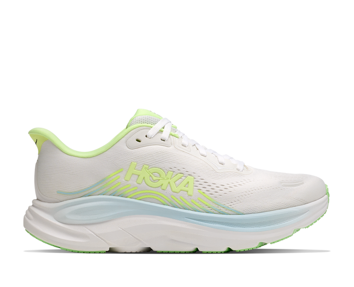 Hoka Womens Clifton 11 - Frost/Neon Yuzu - Neutral - AW26