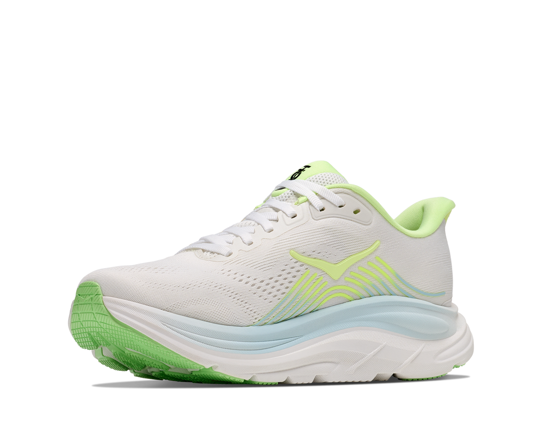 Hoka Womens Clifton 11 - Frost/Neon Yuzu - Neutral - AW26
