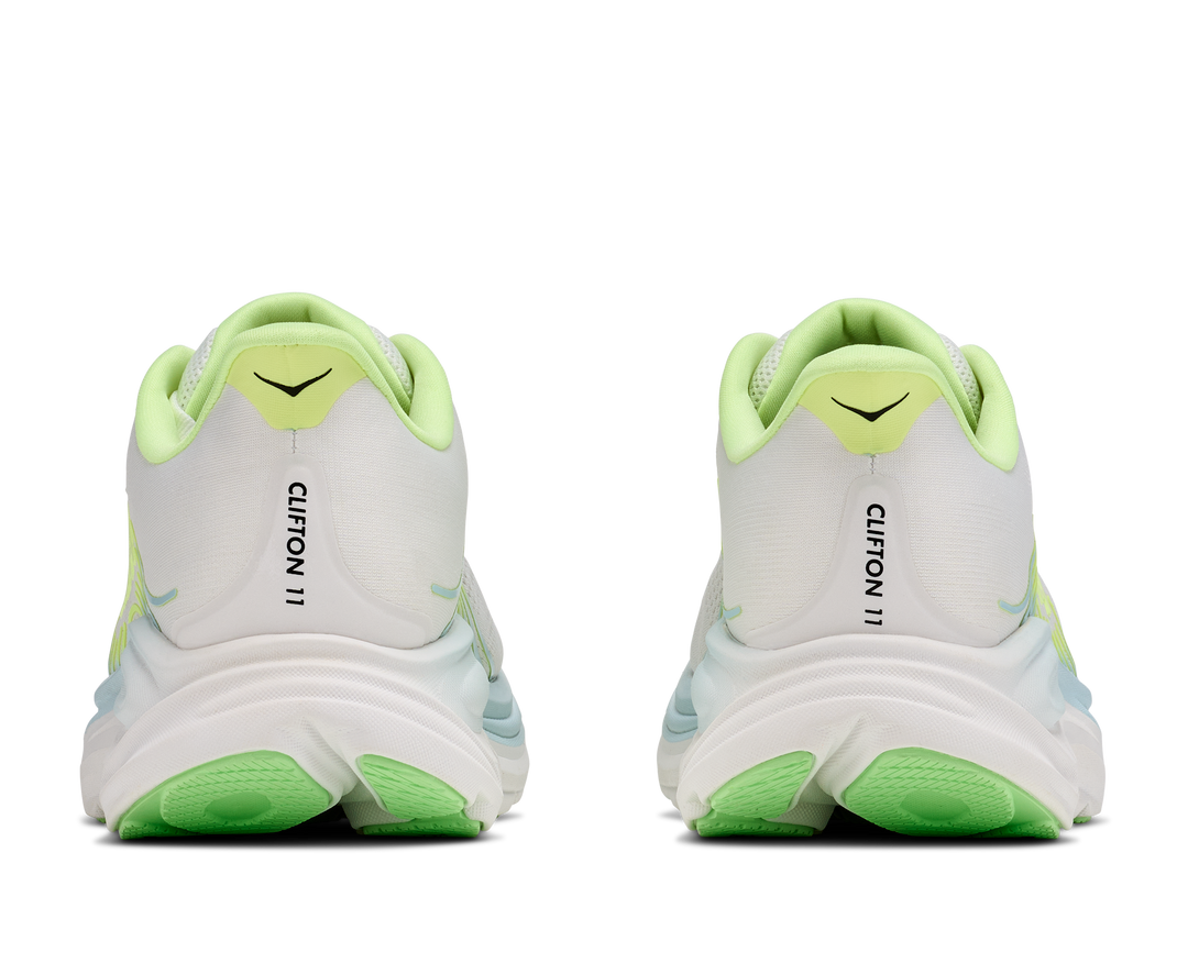 Hoka Womens Clifton 11 - Frost/Neon Yuzu - Neutral - AW26