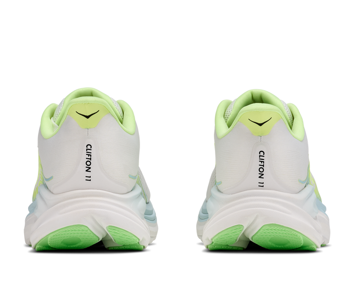 Hoka Womens Clifton 11 - Frost/Neon Yuzu - Neutral - AW26