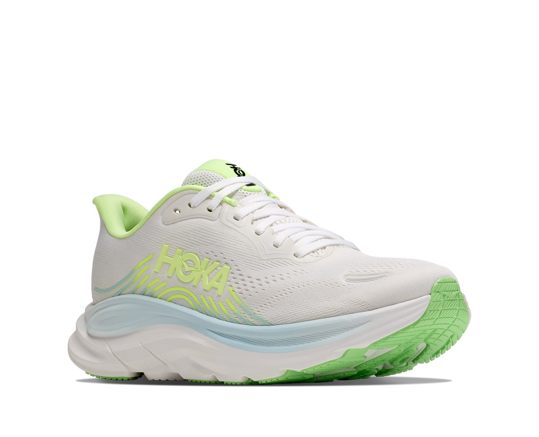 Hoka Womens Clifton 11 - Frost/Neon Yuzu - Neutral - AW26