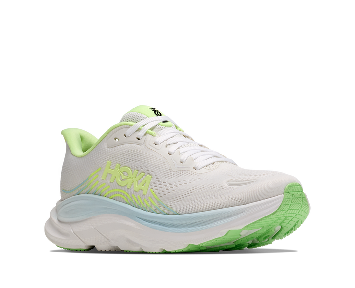 Hoka Womens Clifton 11 - Frost/Neon Yuzu - Neutral - AW26
