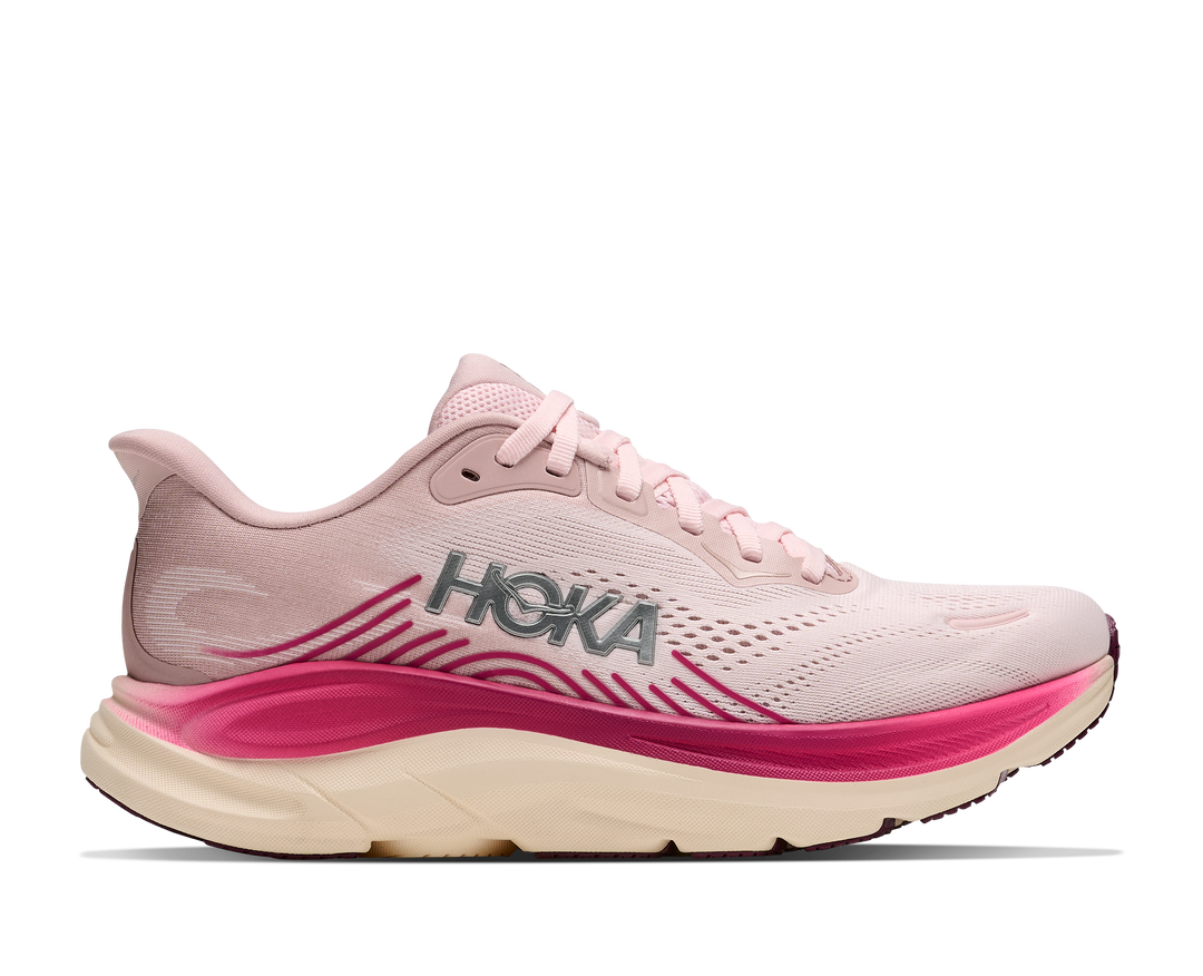 Hoka Womens Clifton 11 - Pink Opal/Alabaster - Neutral - AW26