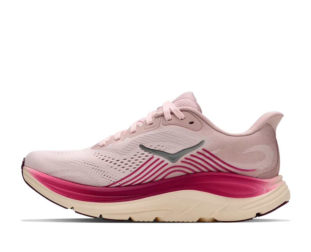Hoka Womens Clifton 11 - Pink Opal/Alabaster - Neutral - AW26