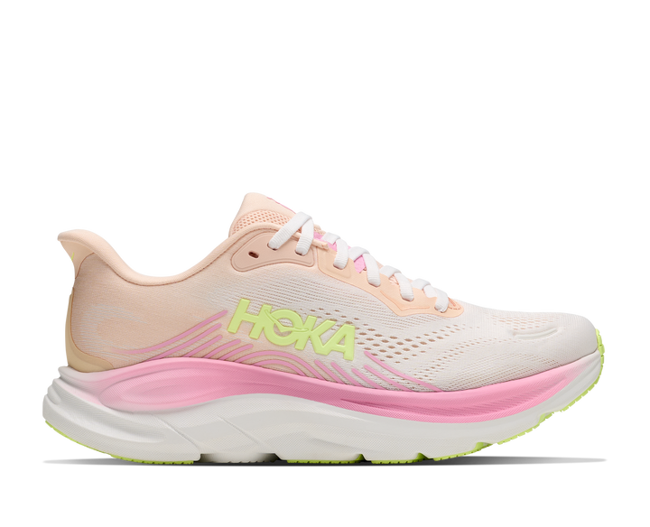 Hoka Womens Clifton 11 - Tangerine Glow/White - Neutral - AW26