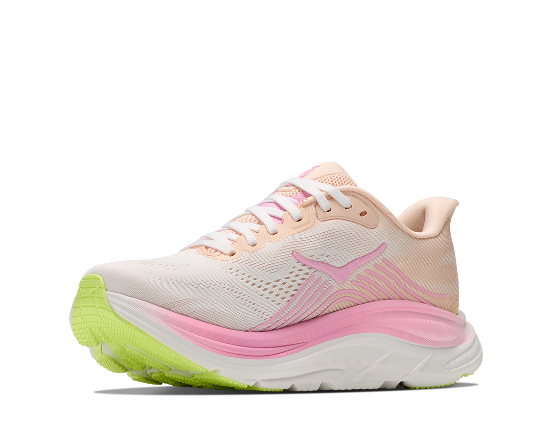 Hoka Womens Clifton 11 - Tangerine Glow/White - Neutral - AW26