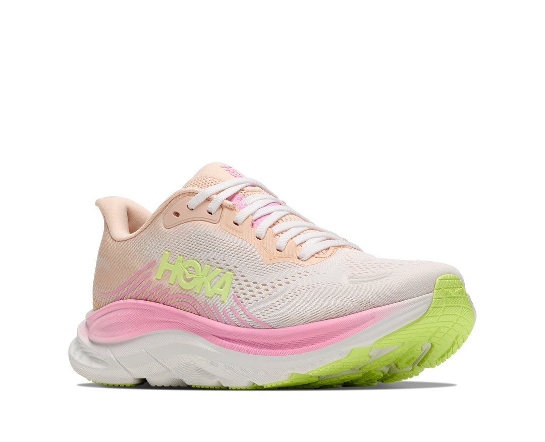 Hoka Womens Clifton 11 - Tangerine Glow/White - Neutral - AW26