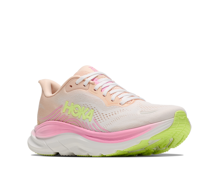 Hoka Womens Clifton 11 - Tangerine Glow/White - Neutral - AW26