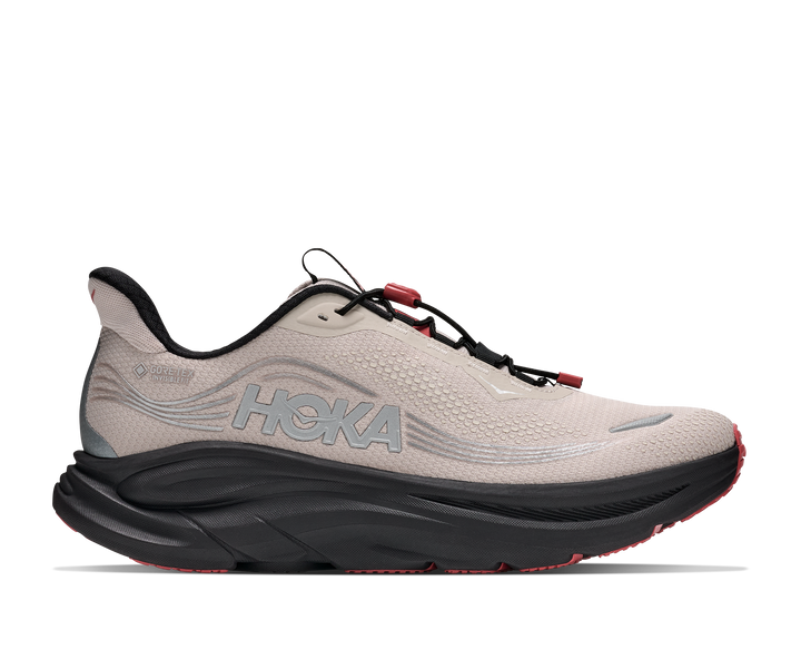 Hoka Mens Clifton 11 GTX - River Rock Grey/Carbon Black - Neutral - AW26