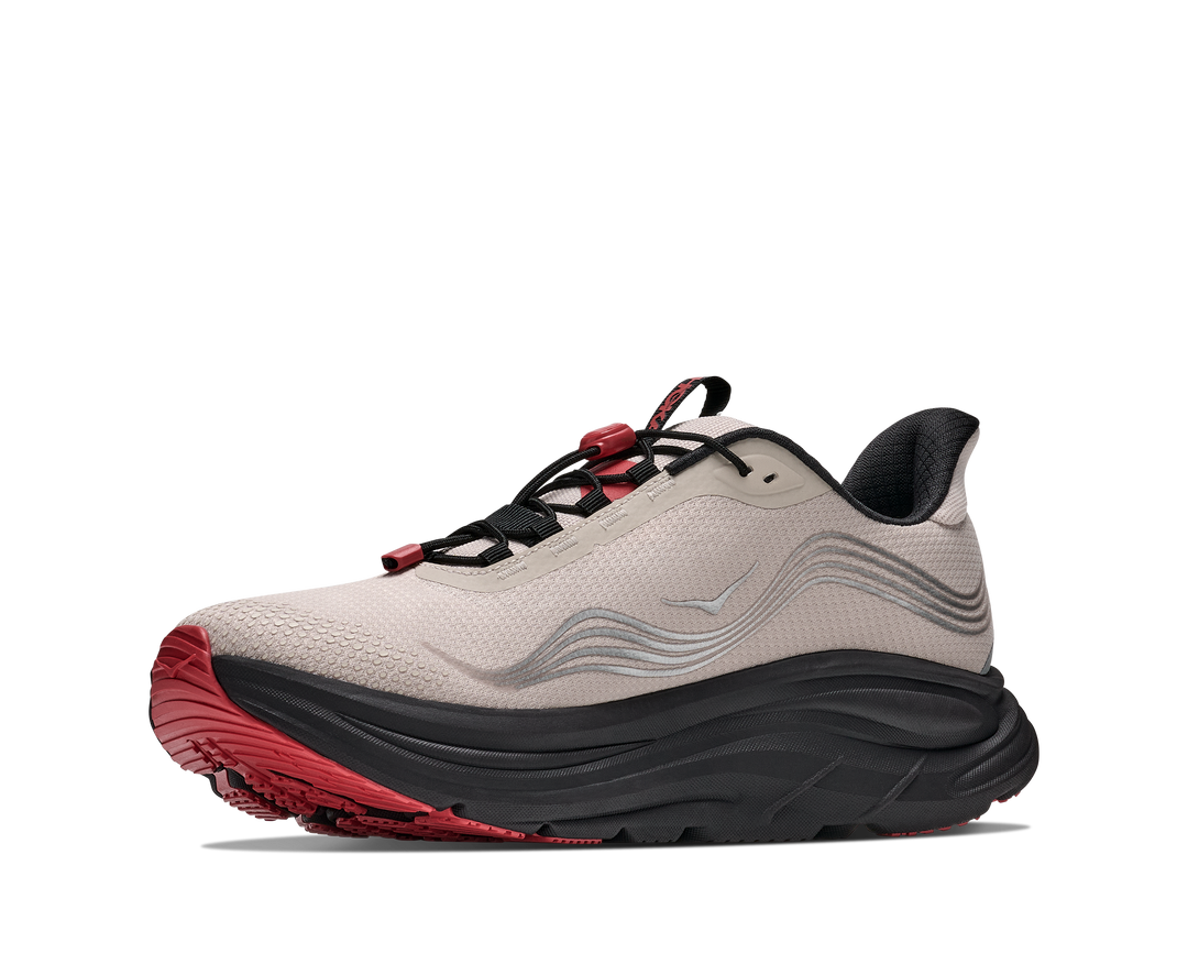 Hoka Mens Clifton 11 GTX - River Rock Grey/Carbon Black - Neutral - AW26