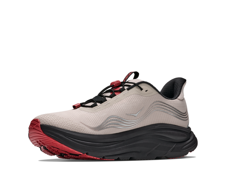 Hoka Mens Clifton 11 GTX - River Rock Grey/Carbon Black - Neutral - AW26