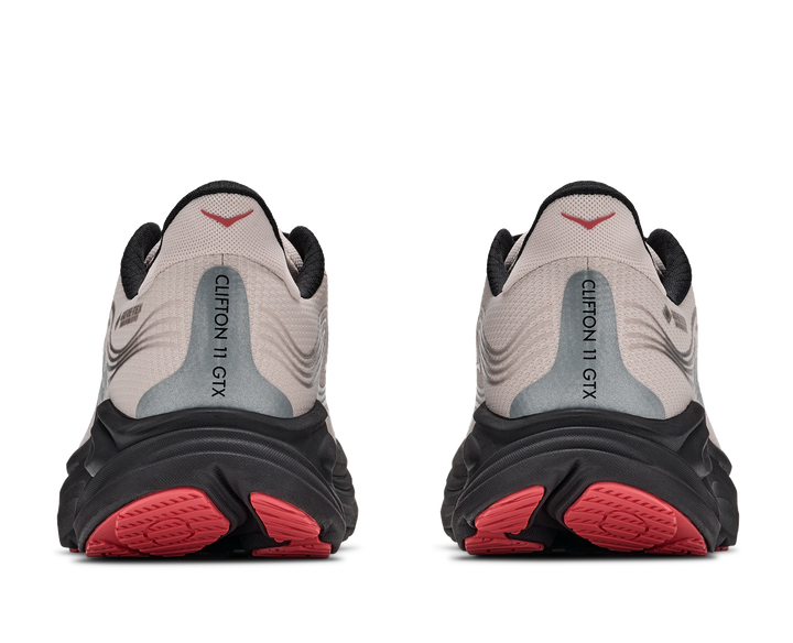 Hoka Mens Clifton 11 GTX - River Rock Grey/Carbon Black - Neutral - AW26