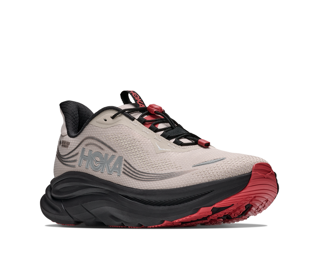 Hoka Mens Clifton 11 GTX - River Rock Grey/Carbon Black - Neutral - AW26