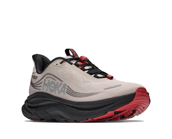 Hoka Mens Clifton 11 GTX - River Rock Grey/Carbon Black - Neutral - AW26