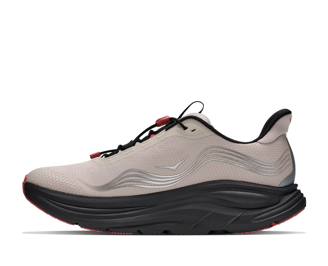 Hoka Mens Clifton 11 GTX - River Rock Grey/Carbon Black - Neutral - AW26