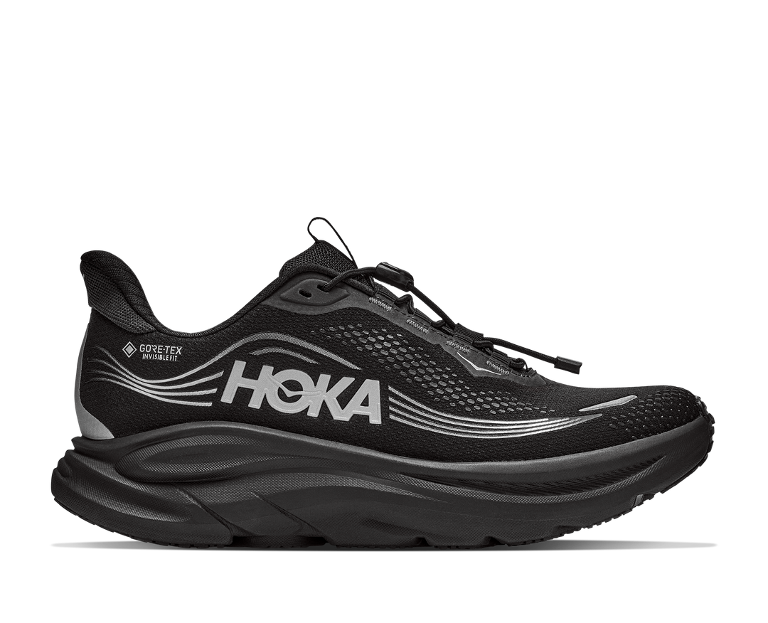 Hoka Womens Clifton 11 GTX - Black/Black - Neutral - AW26