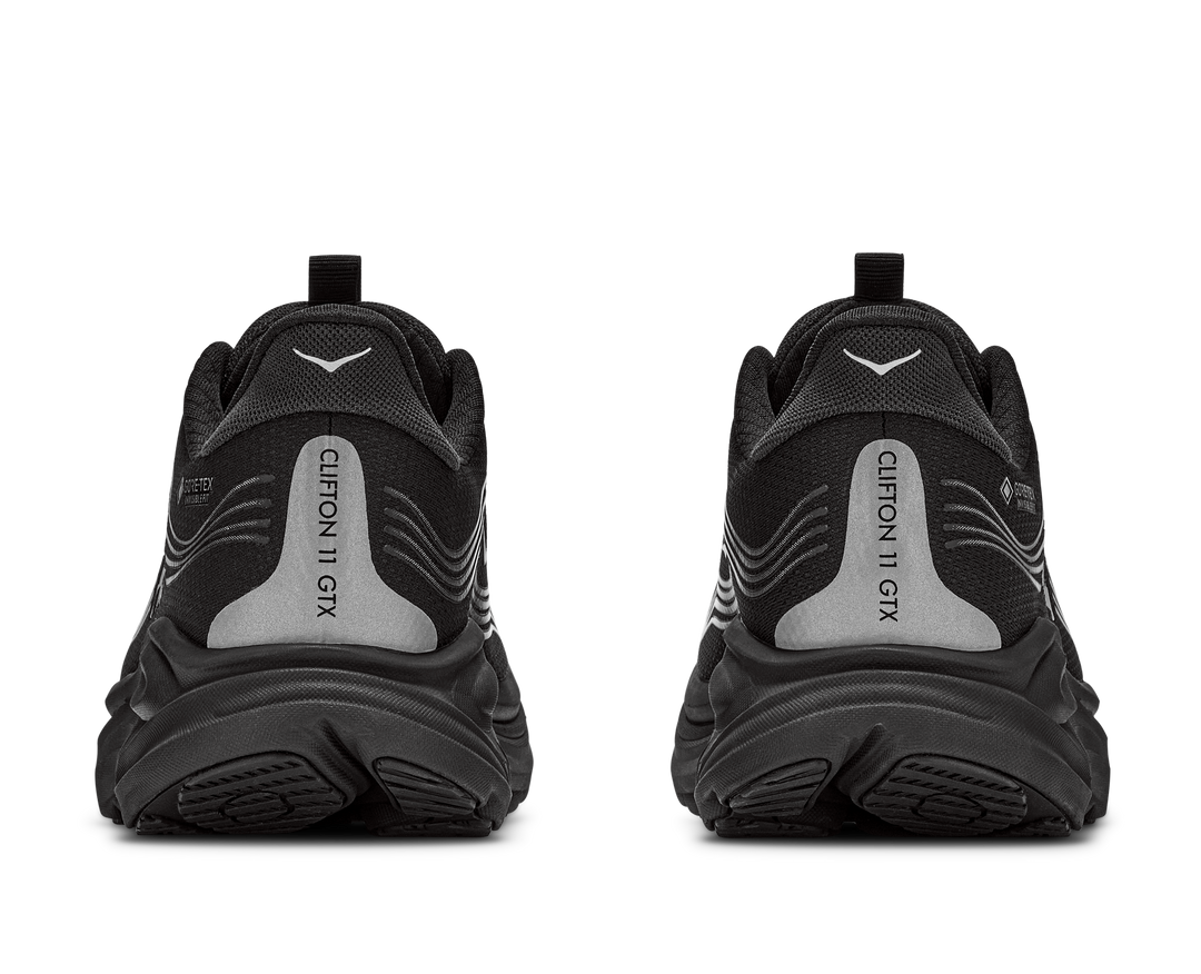 Hoka Womens Clifton 11 GTX - Black/Black - Neutral - AW26