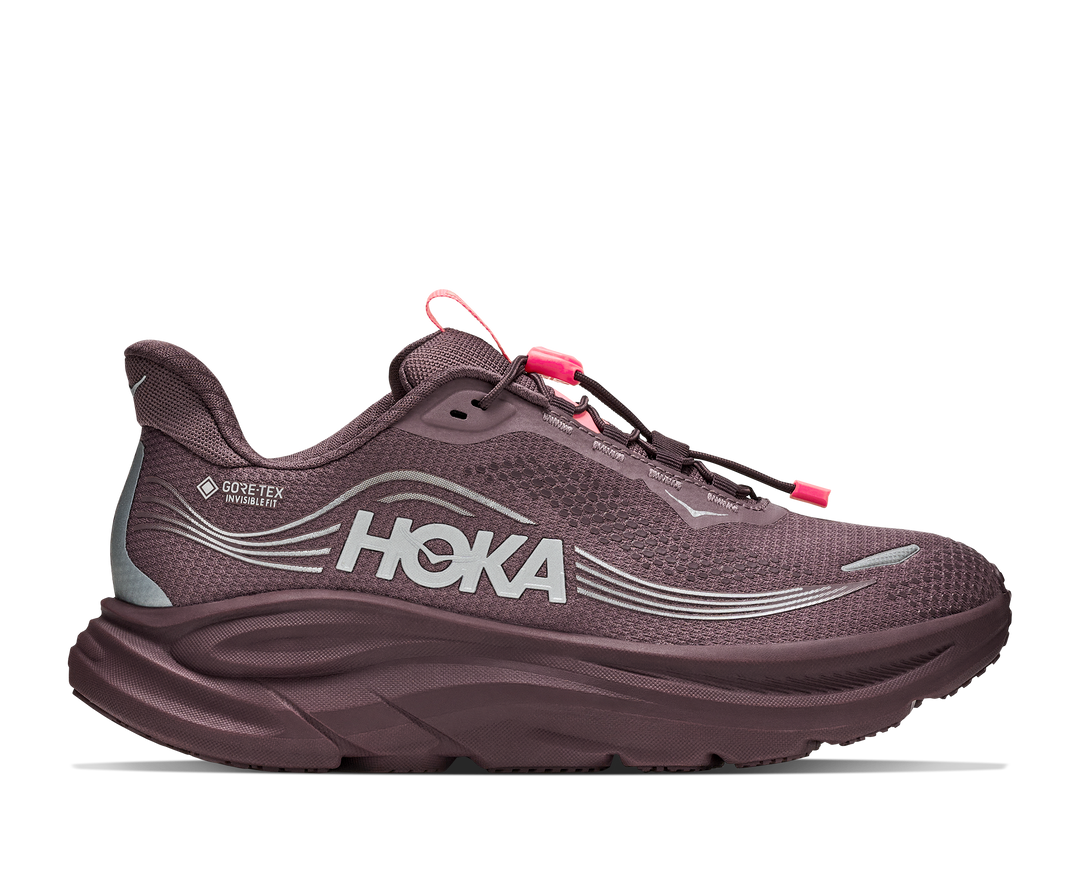 Hoka Womens Clifton 11 GTX - Smoky Quartz/Deep Mauve - Neutral - AW26
