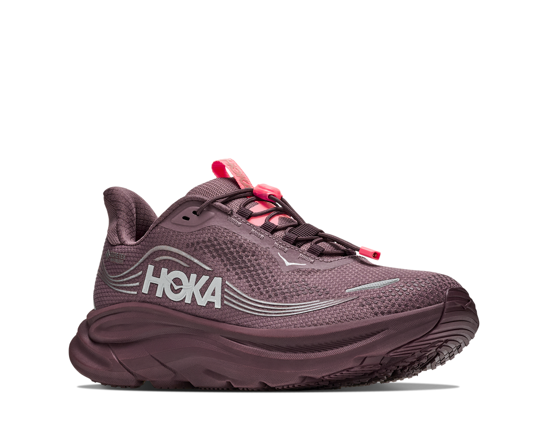 Hoka Womens Clifton 11 GTX - Smoky Quartz/Deep Mauve - Neutral - AW26